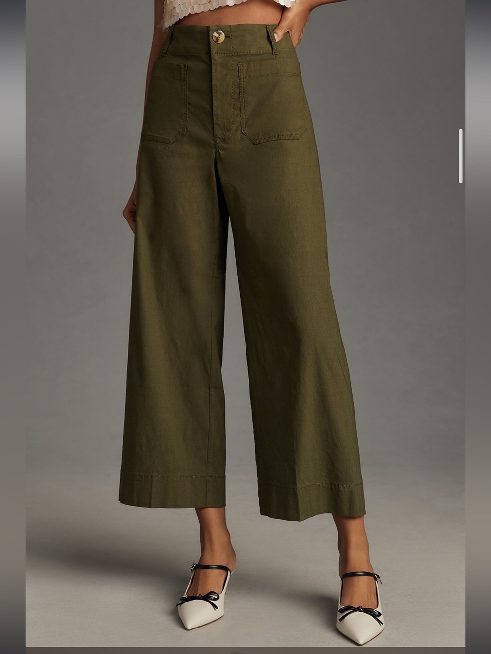 Anthropologie’s Maeve The Colette Cropped Pants 👖 - Picture 4 of 12